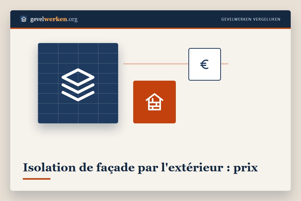 Isolation de façade par l'extérieur : prix au m2 en 2026 pour un isolant avec crépi, plaquettes ou bardage